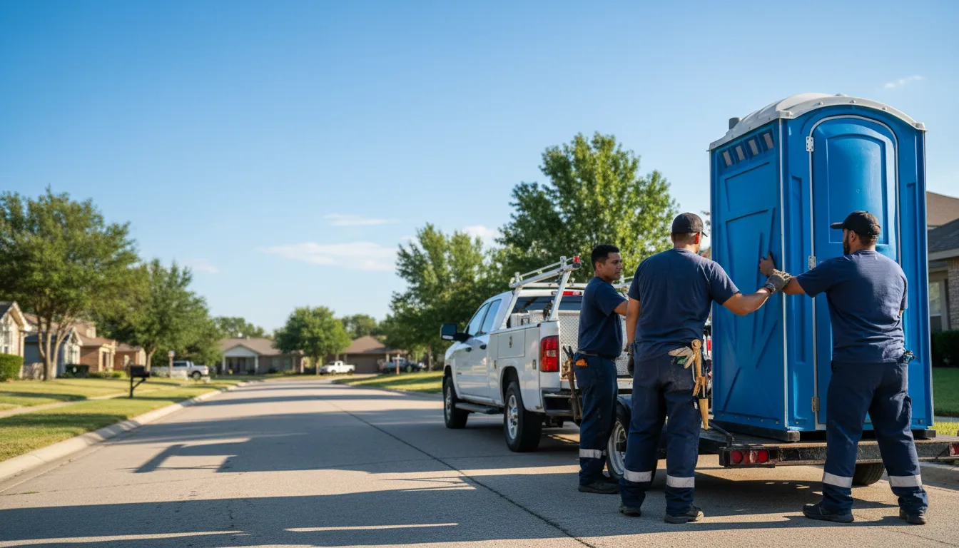 Portable Toilet Rental in Mesquite, TX near me